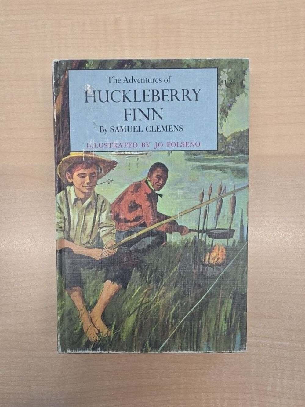 The Adventures of Huckleberry Finn by Samuel Clemens, Illustrated by Jo Polseno
